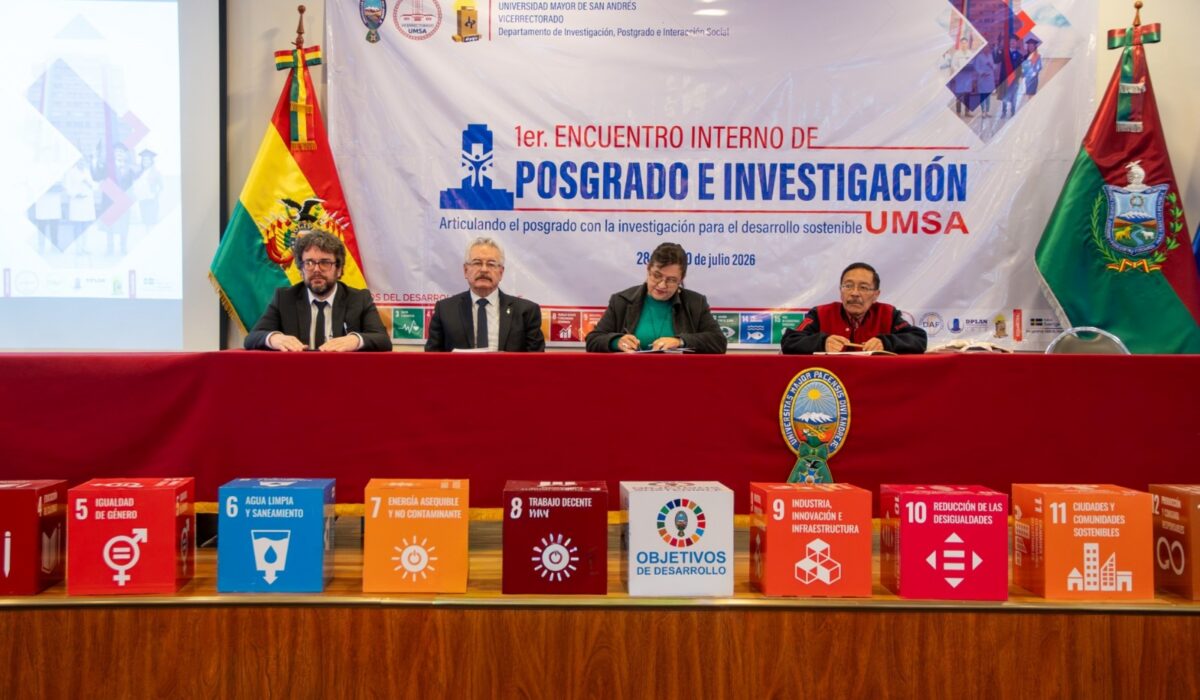 La UMSA impulsa la investigación científica alineada a las necesidades nacionales