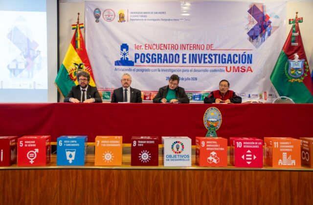 La UMSA impulsa la investigación científica alineada a las necesidades nacionales