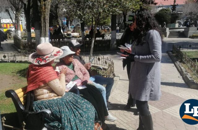 Jornada de concienciación sobre trata de personas en Oruro