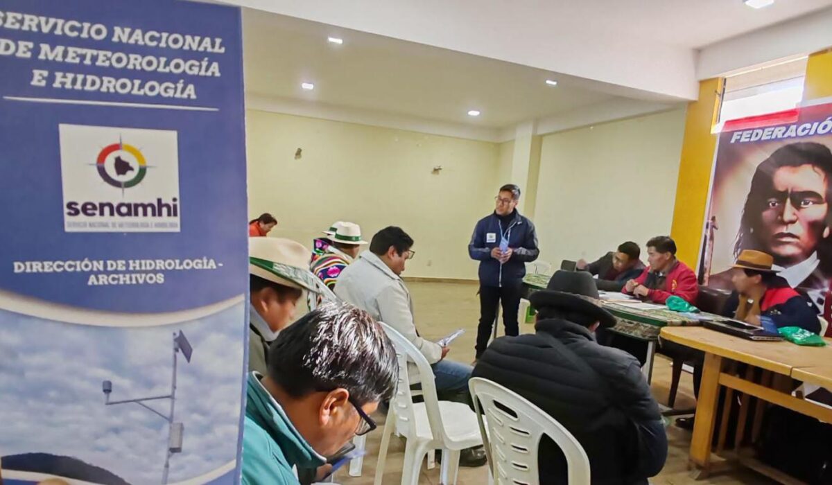 Senamhi y autoridades de Oruro unen fuerzas ante la amenaza de El Niño