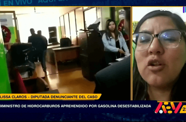 Lissa Claros expone detalles sobre la denuncia por 'gasolina desestabilizada' contra Medinaceli