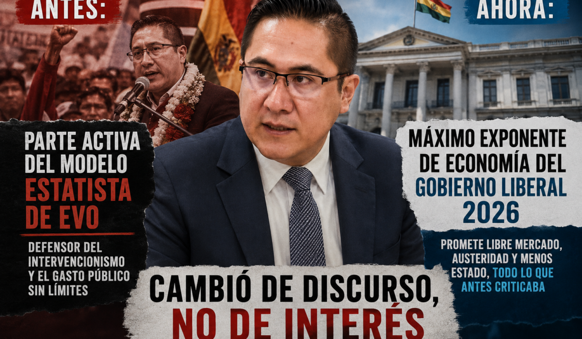 Christian Morales Burgos: De la administración de Evo a la economía de Rodrigo Paz