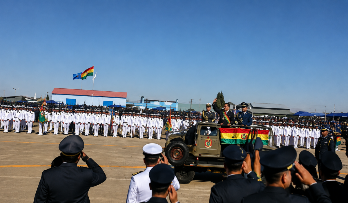 Reacciones adversas al presidente Paz en la Parada Militar de El Alto
