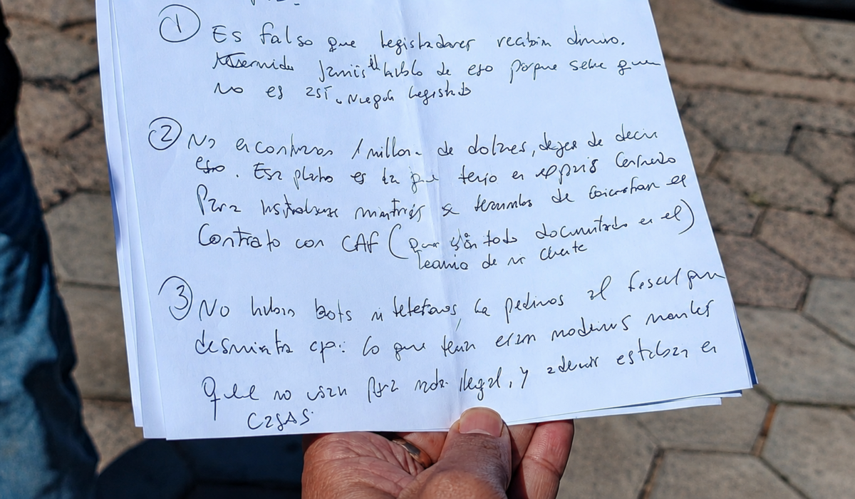 Fernando Cerimedo desmiente acusaciones sobre fondos y dispositivos