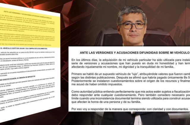 Ministerio de Economía aclara situación de compra de vagoneta de Espinoza