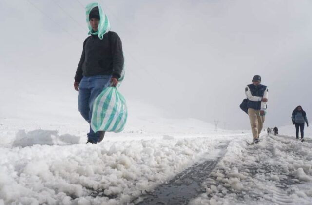 Emergencia por nevadas y lluvias afecta a más de 121.000 familias en Bolivia