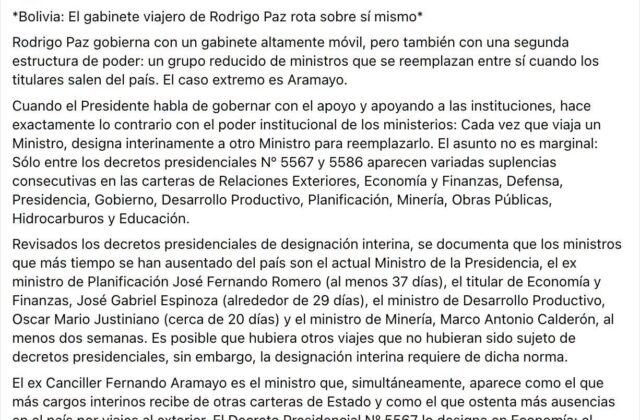Reflexiones sobre la política exterior de Bolivia: ¿Qué realmente aporta al país?