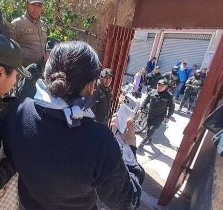 Detienen a Melania Torrico y familiares tras incidente en caso de cadete fallecido