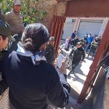 Detienen a Melania Torrico y familiares tras incidente en caso de cadete fallecido