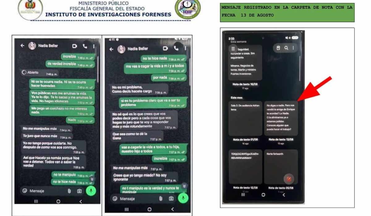 Ritter respalda denuncias de Beller con hallazgos en el celular de Cerimedo