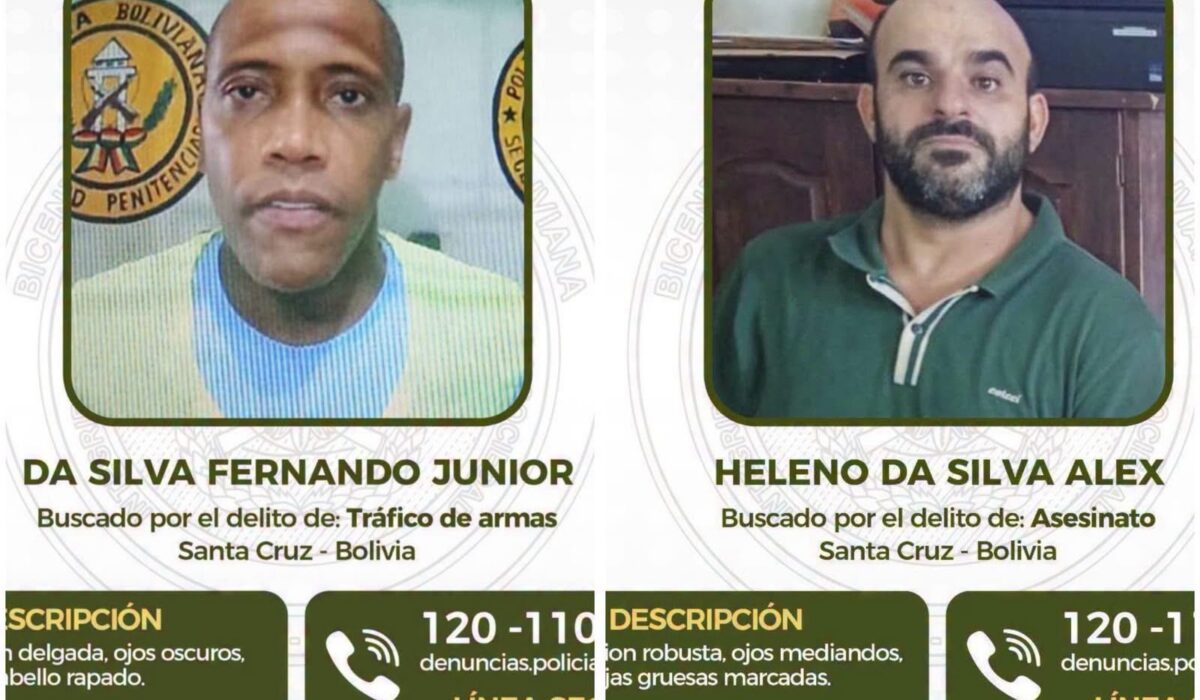 Interpol activa alerta para localizar a fugados del penal de Palmasola