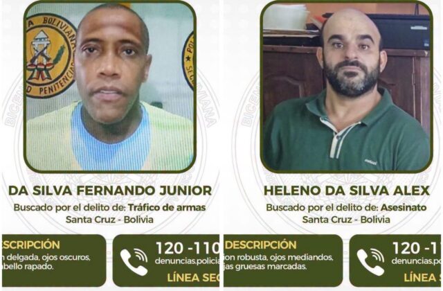 Interpol activa alerta para localizar a fugados del penal de Palmasola