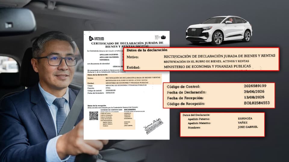 Evo Pueblo solicita a la Contraloría unirse a la investigación contra Espinoza