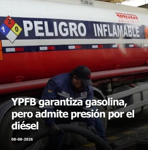 YPFB asegura que no hay riesgo de falta de gasolina, pero reconoce problemas con el diésel