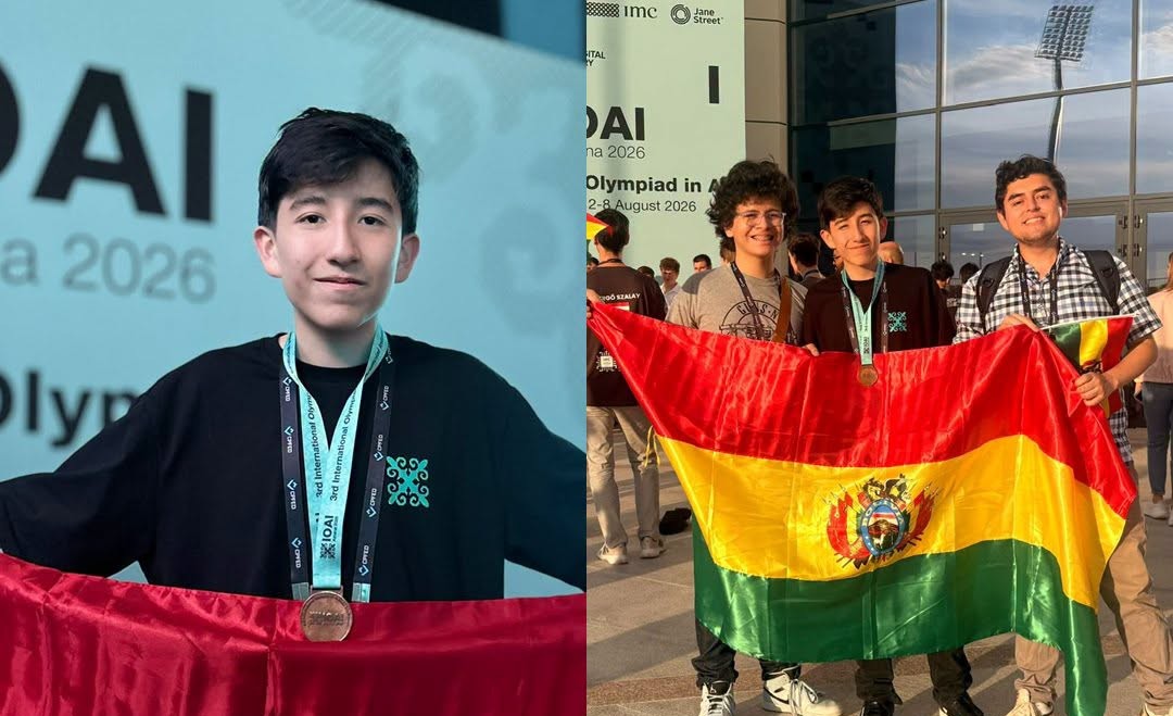 Estudiante boliviano brilla en la Olimpiada Internacional de Inteligencia Artificial