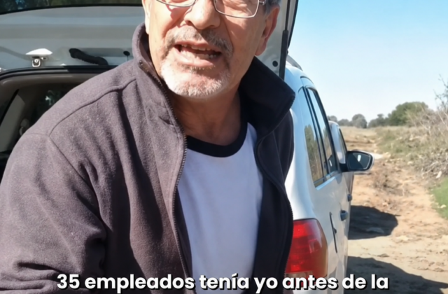 Desempleo en General Belgrano: Un vecino critica a Milei por sus políticas económicas