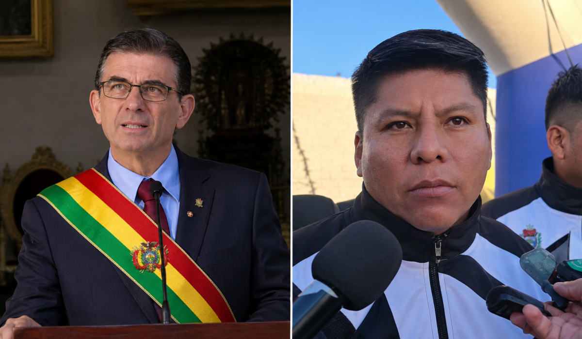 Leonardo Loza critica el discurso de Rodrigo Paz en el 201 aniversario de Bolivia