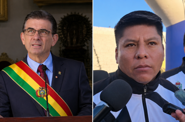 Leonardo Loza critica el discurso de Rodrigo Paz en el 201 aniversario de Bolivia