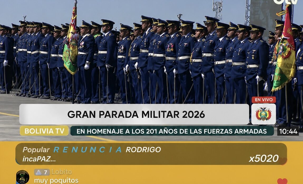 Comentarios en vivo durante la Gran Parada Militar 2026 evidencian descontento social