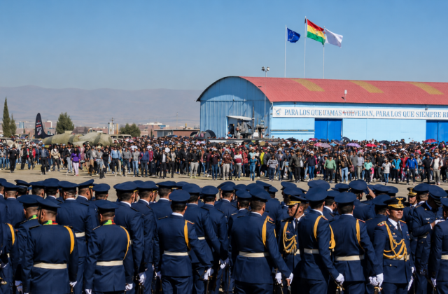 Desbordamiento de Multitud en la Parada Militar de El Alto
