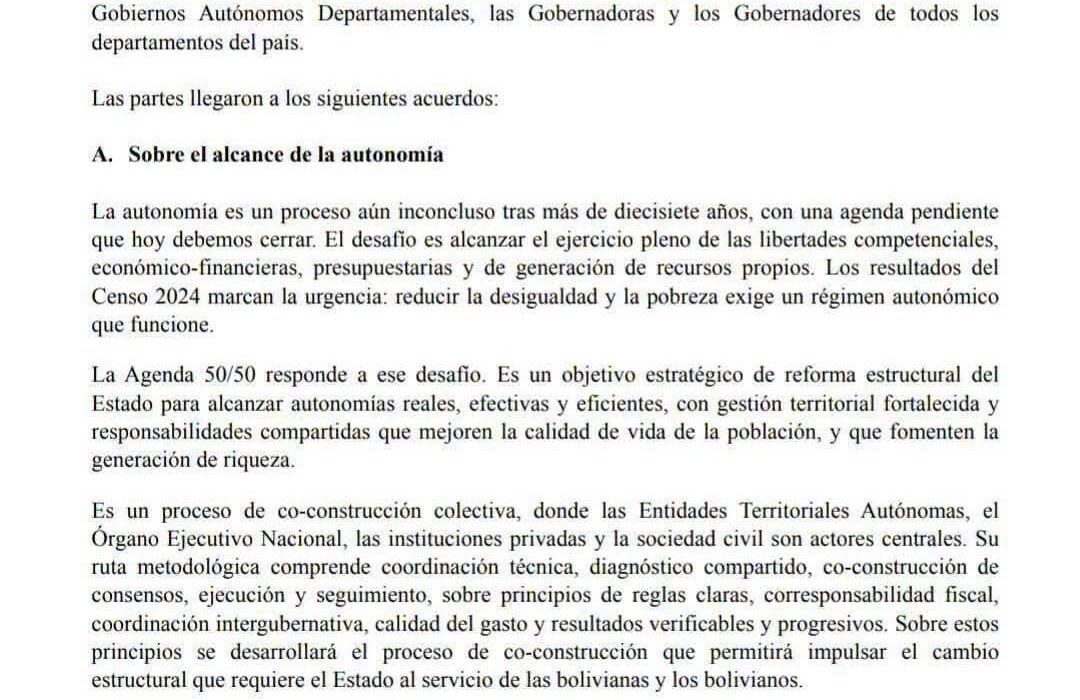 Gobierno y gobernadores acuerdan la Agenda 50/50 para reformar la coparticipación fiscal