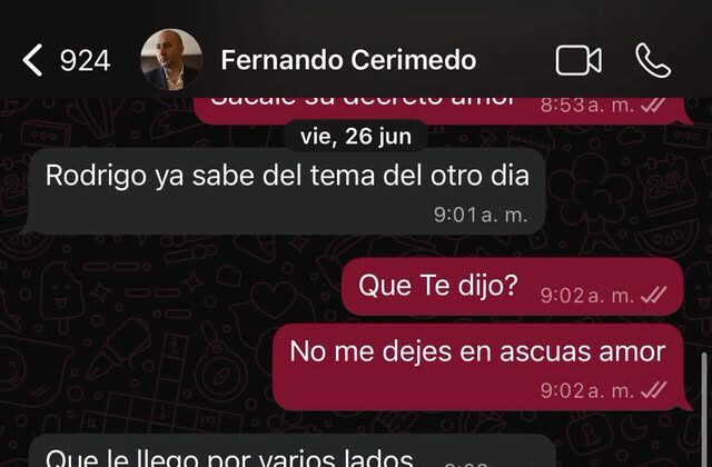 Beller exige a Paz pronunciarse tras revelaciones sobre Cerimedo