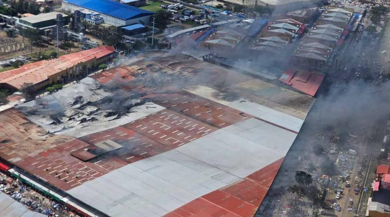 Desgaste en la Feria Barrio Lindo por devastador incendio que afectó a 14 asociaciones