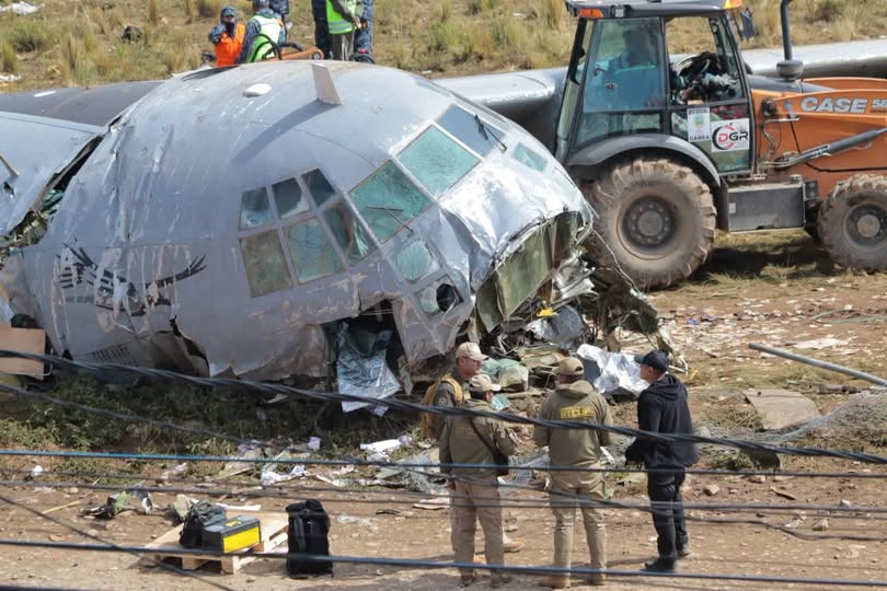Reprograman inspección del avión Hércules siniestrado para el 24 de agosto