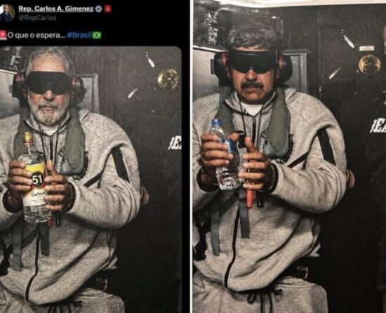 Congresista estadounidense difunde imagen alterada de Lula como Maduro