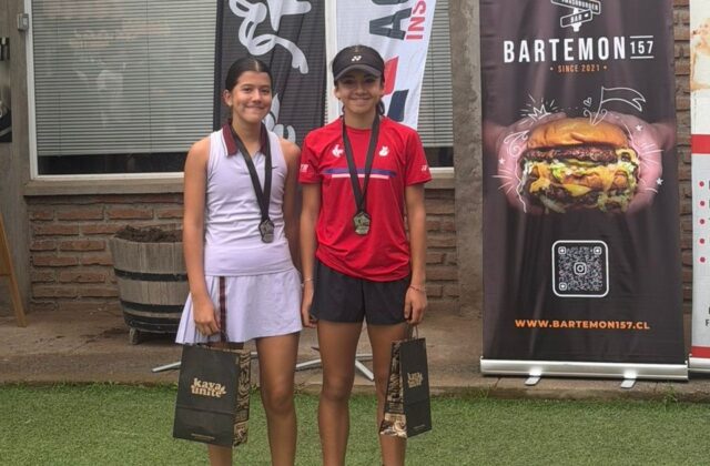 Alexandra Gómez se queda con el subcampeonato en dobles Sub-14 en Chile