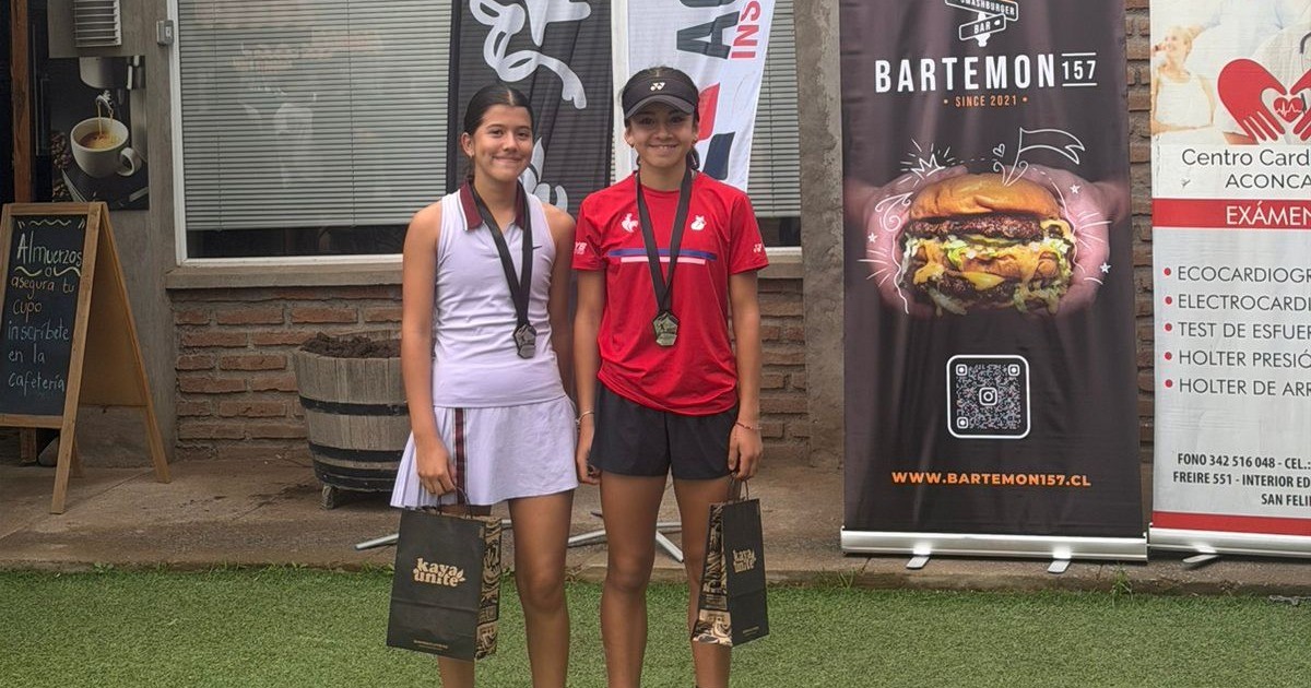 Alexandra Gómez se queda con el subcampeonato en dobles Sub-14 en Chile