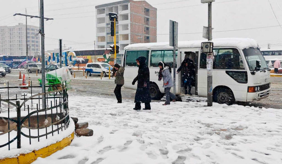 Oruro registra un alarmante aumento en muertes por frío y atragantamiento