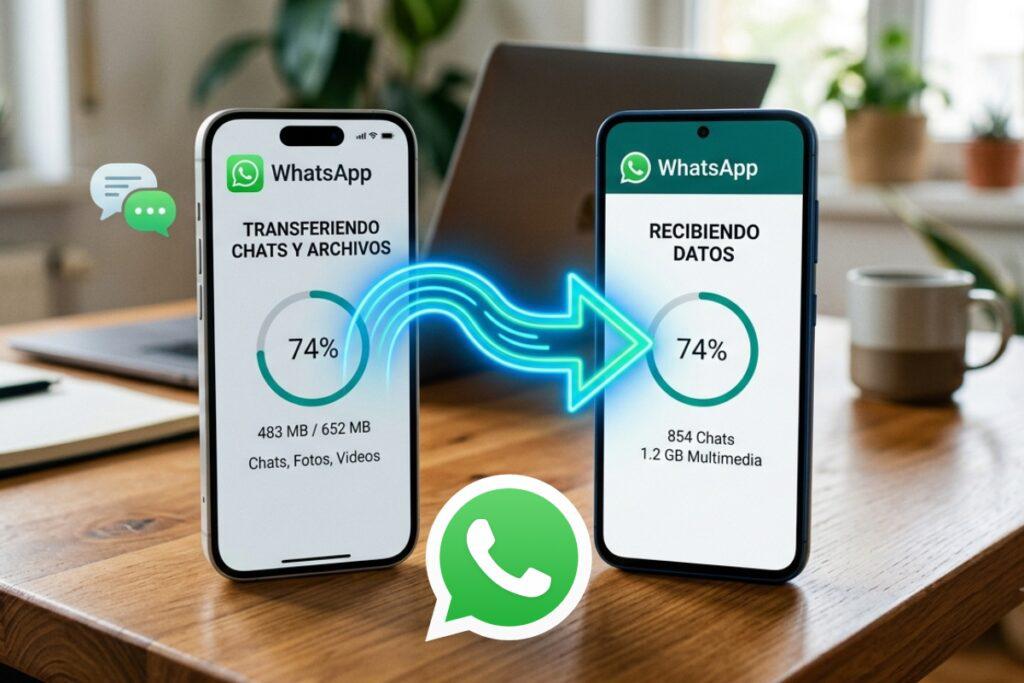 Transferencias de datos en WhatsApp: uso del código QR para una migración eficiente