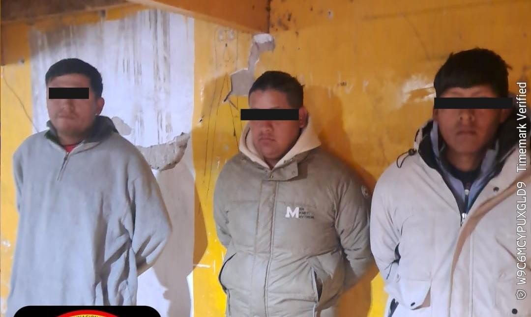 Desarticulan banda delictiva en Oruro con la aprehensión de seis personas