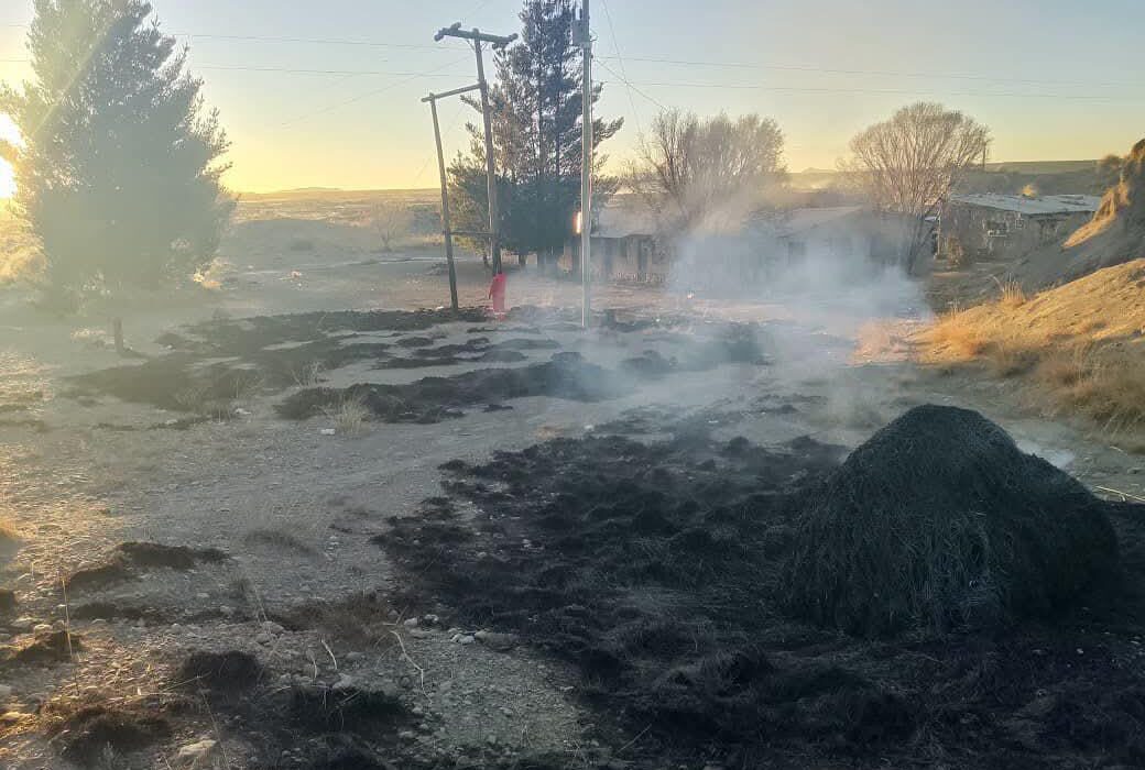 Controlan incendio forestal en Machacamarca gracias a la rápida intervención de bomberos