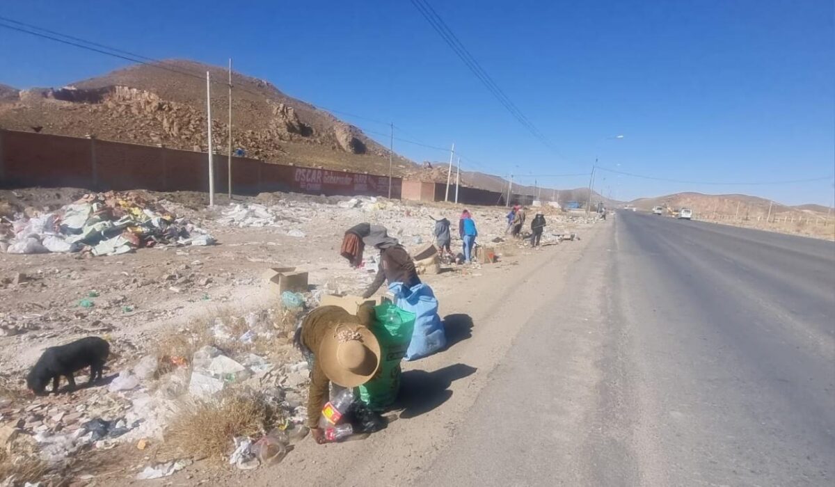 Urgente necesidad de contenedores en el Punto Verde de Oruro, según CEPA