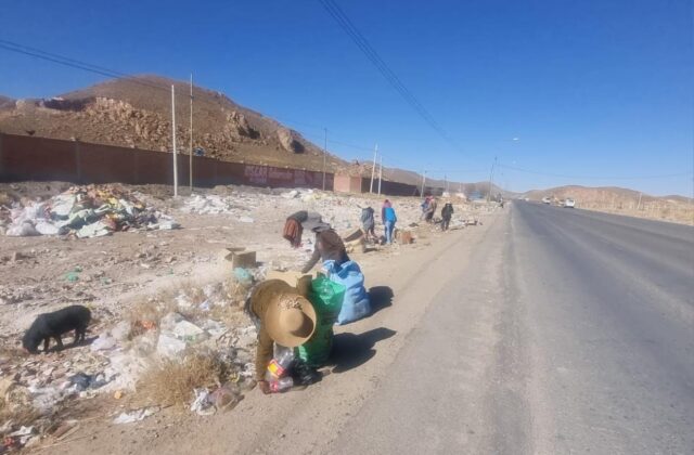 Urgente necesidad de contenedores en el Punto Verde de Oruro, según CEPA