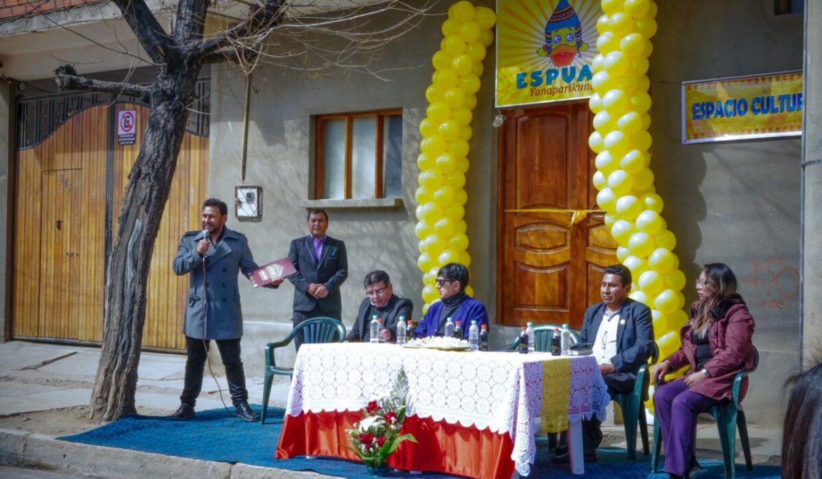 Inauguración del Espacio Cultural Espuac impulsa el arte en Oruro