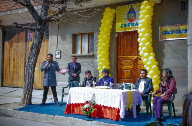 Inauguración del Espacio Cultural Espuac impulsa el arte en Oruro