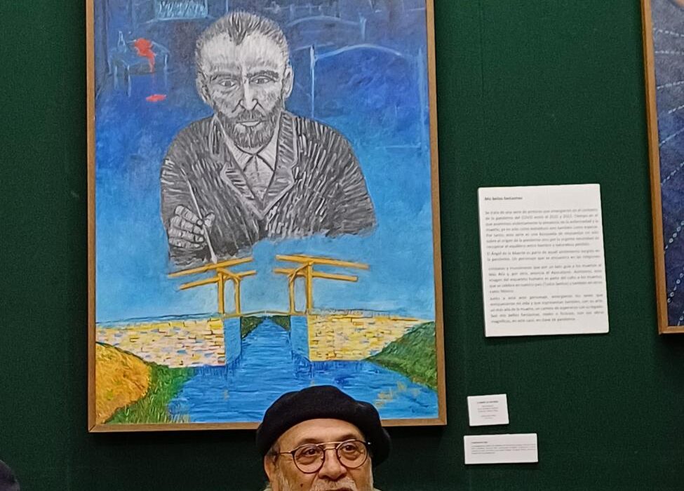 Las conexiones artísticas de René Antezana en su exposición ‘Arriba es abajo’