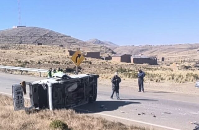 Trágico accidente en la carretera La Paz-Oruro deja cuatro fallecidos