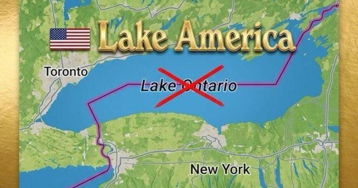 Cambio de nombre en Google Maps: Lago América ahora en lugar de Lago Ontario