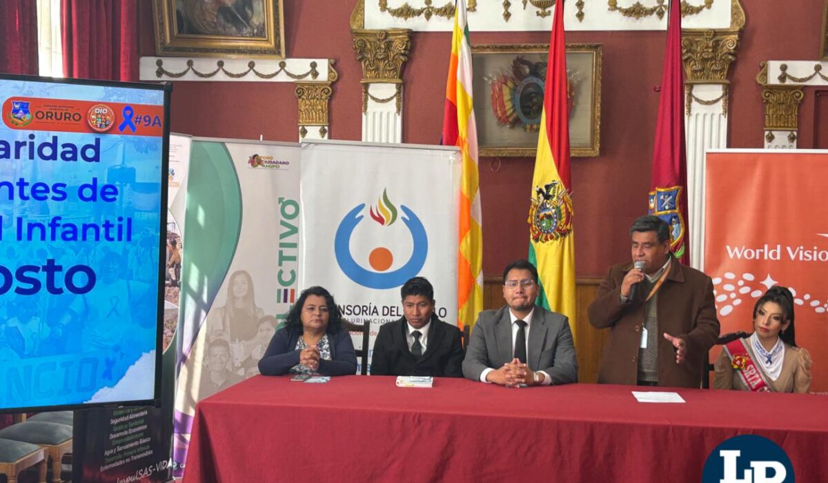 Oruro lanza campaña para combatir la violencia sexual