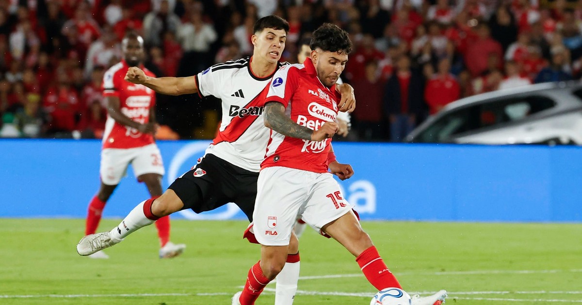 Empate sin goles entre Santa Fe y River Plate en Bogotá