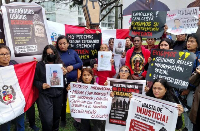 Tragedia para Perú: 11 muertos y 114 desaparecidos entre ciudadanos en conflicto en Ucrania