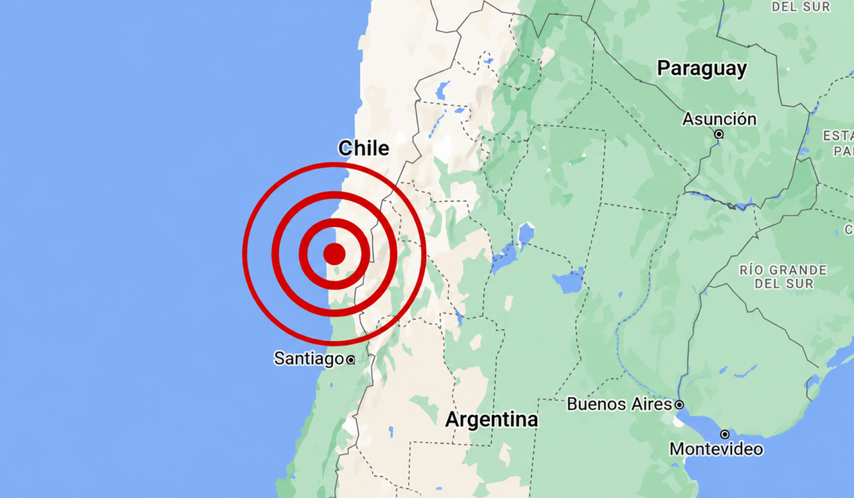 Sismo de 4,3 grados se reporta en la región de Atacama, Chile