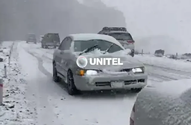 Nevadas y temperaturas frías se prevén en La Paz desde la medianoche del lunes