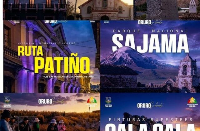 Oruro potencia el turismo con actividades culturales para las Fiestas Patrias