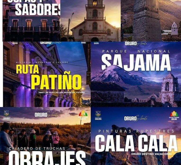 Oruro potencia el turismo con actividades culturales para las Fiestas Patrias