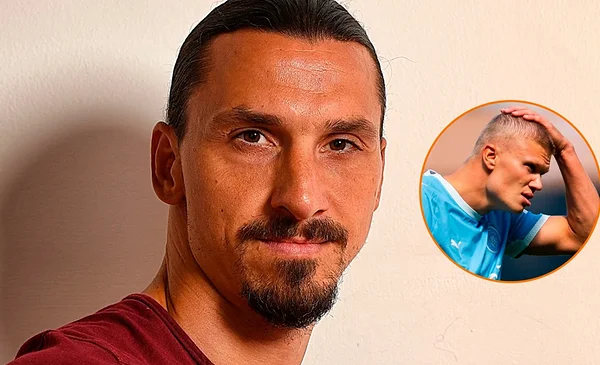 Zlatan Ibrahimović se burla del nuevo look de Haaland